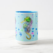 Tasse 2 Couleurs Aquarelle (Centre)