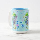 Tasse 2 Couleurs Aquarelle (Devant gauche)