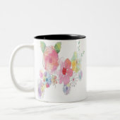 Tasse 2 Couleurs Aquarelle (Gauche)