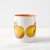 Tasse 2 Couleurs Aquarelle de fruit jaune perruque (Centre)