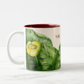 Tasse 2 Couleurs aquarelle de nénuphar (Gauche)