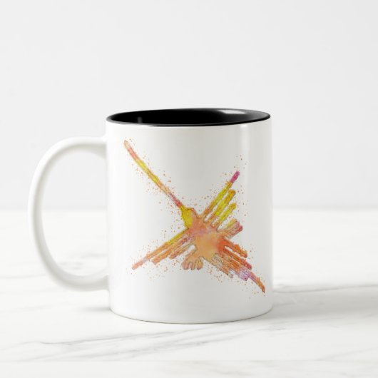 Tasse 2 Couleurs Aquarelle Nazca (Gauche)