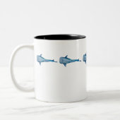 Tasse 2 Couleurs Aquarelle requin (Gauche)