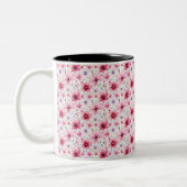 Tasse 2 Couleurs Aquarelle rose (Gauche)