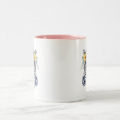 Tasse 2 Couleurs Aquarelle Zèbre (Centre)