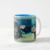 Tasse 2 Couleurs Aquarium Fish (Devant droit)