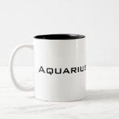 Tasse 2 Couleurs Aquarius Graphique Eau tourbillonnant de Vase (Gauche)