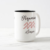 Tasse 2 Couleurs Aquarius Season - pink (Devant droit)
