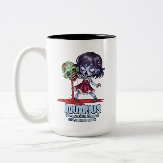 Tasse 2 Couleurs Aquarius Zombie (Gauche)