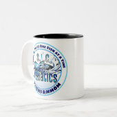 Tasse 2 Couleurs aquatics de slc (Devant gauche)