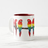 Tasse 2 Couleurs Ara et Lory Drinkware (Devant gauche)