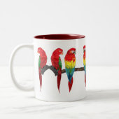 Tasse 2 Couleurs Ara et Lory Drinkware (Gauche)