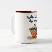 Tasse 2 Couleurs Arabe Coffee Song - Samira fik - Tawfik (Devant gauche)