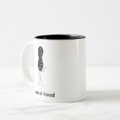 Tasse 2 Couleurs arachide-tête (Devant gauche)
