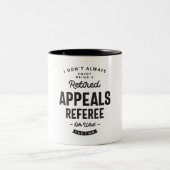 Tasse 2 Couleurs Arbitre des appels (Centre)