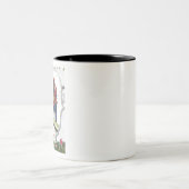 Tasse 2 Couleurs Arborist chainsaw tree surgeon Gift Christmas (Centre)