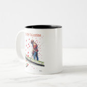 Tasse 2 Couleurs Arboriste Carte Valentine (Devant gauche)