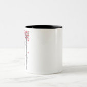 Tasse 2 Couleurs Arboriste Carte Valentine (Centre)