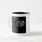 Tasse 2 Couleurs Arboriste Chainsaw (Devant gauche)