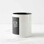 Tasse 2 Couleurs Arboriste Chainsaw (Centre)