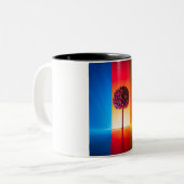 Tasse 2 Couleurs arbre (Devant gauche)