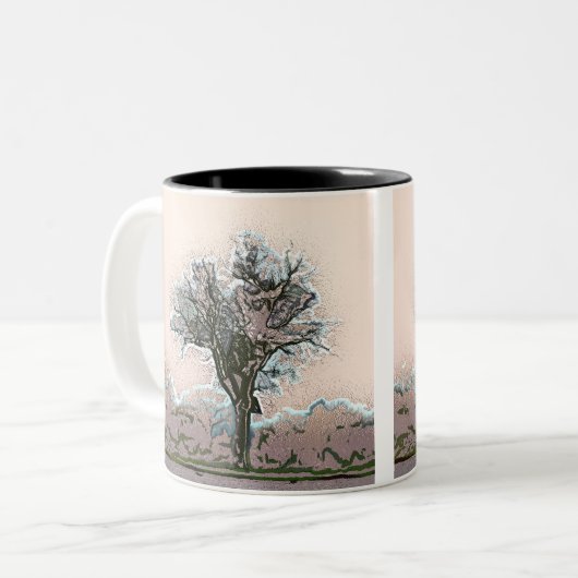 TASSE 2 COULEURS ARBRE (Devant gauche)