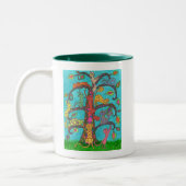 Tasse 2 Couleurs Arbre à chat (Gauche)