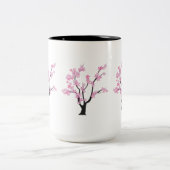 Tasse 2 Couleurs Arbre à fleurs de prune (Centre)