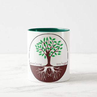 Tasse 2 Couleurs Arbre affectueux Hugger de nature