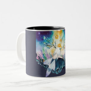 Tasse 2 Couleurs Arbre Art numérique Fairy