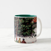 Tasse 2 Couleurs Arbre dans la place (Devant droit)