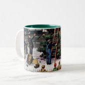 Tasse 2 Couleurs Arbre dans la place (Devant gauche)