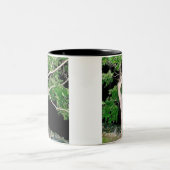 Tasse 2 Couleurs Arbre de fille de danse (Centre)