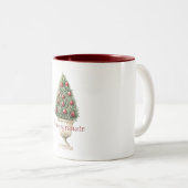 Tasse 2 Couleurs Arbre de grenade (Devant droit)
