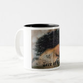 Tasse 2 Couleurs Arbre de la vie (Devant gauche)