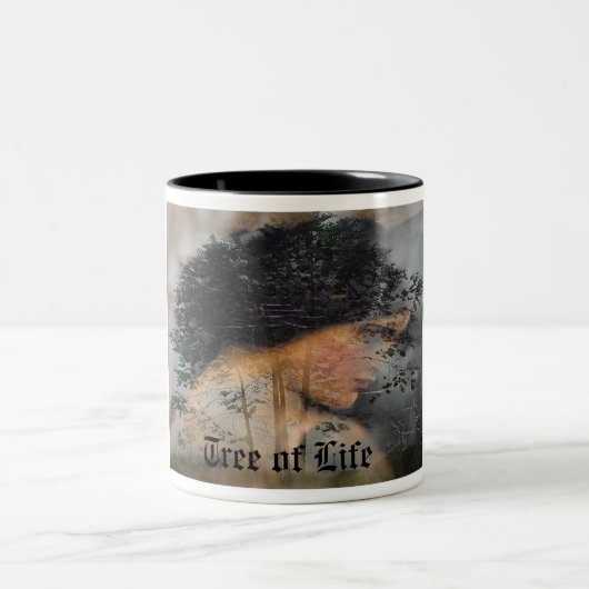 Tasse 2 Couleurs Arbre de la vie (Centre)