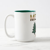 Tasse 2 Couleurs Arbre de Noël (Gauche)