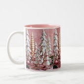 TASSE 2 COULEURS *****ARBRE DE NOËL DE L'AMOUREUX DES ROSES**** (Gauche)