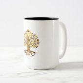 Tasse 2 Couleurs Arbre de Vie (Devant droit)