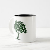 Tasse 2 Couleurs "Arbre de vie" rustique (Devant gauche)