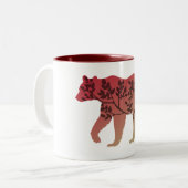 Tasse 2 Couleurs Arbre d'ours (Devant gauche)