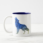 Tasse 2 Couleurs Arbre Loup (Gauche)