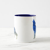 Tasse 2 Couleurs Arbre Loup (Centre)