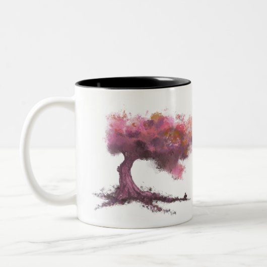 Tasse 2 Couleurs Arbre magique et écureuil (Gauche)