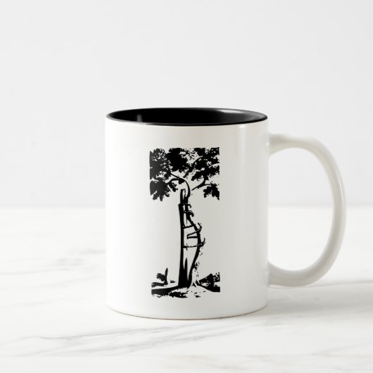 Tasse 2 Couleurs Arbre tordu orthopédique (Droit)