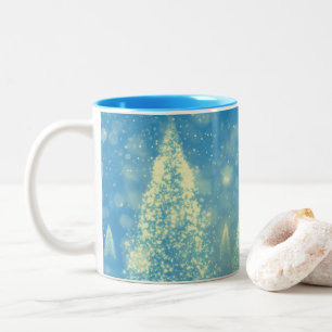 Tasse 2 Couleurs Arbres de Noël magiques