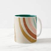 Tasse 2 Couleurs Arc-arc rétro (Devant droit)