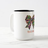Tasse 2 Couleurs Arc de Noël (Devant gauche)