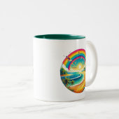 Tasse 2 Couleurs Arc-en-ciel (Devant droit)