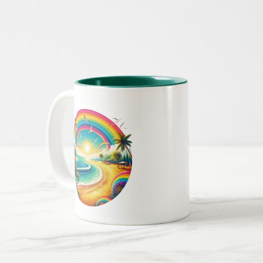 Tasse 2 Couleurs Arc-en-ciel (Devant gauche)